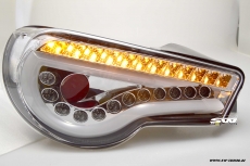 SW-Celi LED taillights for Toyota GT86 / Subaru BRZ 12-16 Lightbar chrome