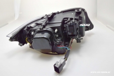 SW-Ltube Angel Eye Scheinwerfer fr 3er BMW E90 E91 05-13 High U-LED-Standlicht Black