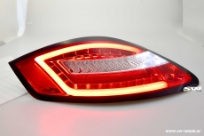 SW-Celi LED Tail Light for Porsche Boxster / Cayman 987 05-09 red / chrystal Lightbar