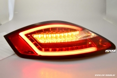 SW-Celi LED Tail Light for Porsche Boxster / Cayman 987 05-09 red / chrystal Lightbar