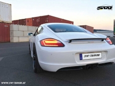 SW-Celi LED Tail Light for Porsche Boxster / Cayman 987 05-09 red / chrystal Lightbar