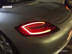 SW-Celi LED Rckleuchten fr Porsche Boxster Cayman 987 05-09 red/cherry Lightbar