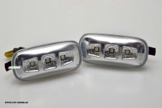 LED Seitenblinker fr Audi A3 8P 04-08/ A4 B6 B7 02-08 / A6 4F 04-08 chrom