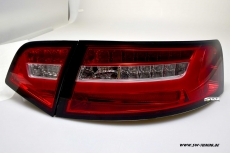 SW-Celi LED Rckleuchten fr Audi A6 4F C6 Facelift Limousine 09-12 red/chrystal