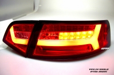 SW-Celi LED Rckleuchten fr Audi A6 4F C6 Facelift Limousine 09-12 red/chrystal