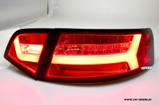 SW-Celi LED Rckleuchten fr Audi A6 4F C6 Facelift Limousine 09-12 red/chrystal