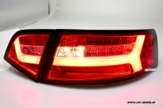 SW-Celi LED Rckleuchten fr Audi A6 4F C6 Facelift Limousine 09-12 red/chrystal
