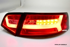SW-Celi LED Rckleuchten fr Audi A6 4F C6 Facelift Limousine 09-12 red/chrystal