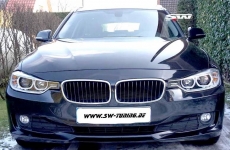 SWDRL Angel Eye headlights for BMW 3 Series F30 / F31 12-15 LED DRL helo rim black