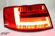 SW-Celi LED Rckleuchten Audi A6 4F Limousine 04-08 Lightbar red smoke (fr 6Pin Serie Birne RL)