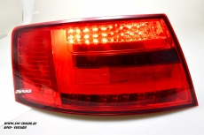 SW-Celi LED Rckleuchten Audi A6 4F Limousine 04-08 Lightbar red smoke (fr 6Pin Serie Birne RL)