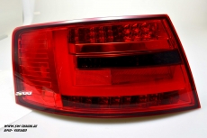 SW-Celi LED Rckleuchten Audi A6 4F Limousine 04-08 Lightbar red smoke (fr 6Pin Serie Birne RL)