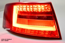 SW-Celi LED Rckleuchten Audi A6 4F Limousine 04-08 Lightbar red clear (fr 6Pin Serie Birne RL)
