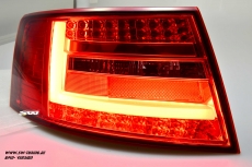 SW-Celi LED Rckleuchten Audi A6 4F Limousine 04-08 Lightbar red clear (fr 6Pin Serie Birne RL)