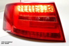 SW-Celi LED Rckleuchten Audi A6 4F Limousine 04-08 Lightbar red clear (fr 6Pin Serie Birne RL)