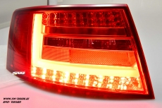 SW-Celi LED Rckleuchten Audi A6 4F Limousine 04-08 Lightbar red clear (fr 6Pin Serie Birne RL)