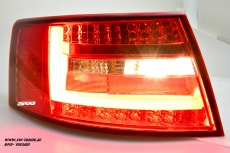 SW-Celi LED Rckleuchten Audi A6 4F Limousine 04-08 Lightbar red clear (fr 6Pin Serie Birne RL)