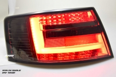 SW-Celi LED Rckleuchten Audi A6 4F Limousine 04-08 Lightbar smoke (fr 6Pin Serie Birne RL)