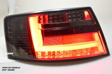 SW-Celi LED Rckleuchten Audi A6 4F Limousine 04-08 Lightbar smoke (fr 6Pin Serie Birne RL)