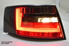 SW-Celi LED Rckleuchten Audi A6 4F Limousine 04-08 Lightbar smoke (fr 6Pin Serie Birne RL)
