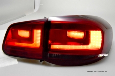 SW-Celi LED Rckleuchten fr VW Tiguan 5N 07-10 Lightbar red / smoke