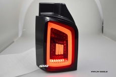 SW-Celis LED taillights for VW T5 Type 7H 7E 03-15 Black/smoke White-Lightbar