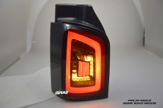 SW-Celis LED taillights for VW T5 Type 7H 7E 03-15 Black/smoke White-Lightbar