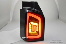 SW-Celis LED taillights for VW T5 Type 7H 7E 03-15 Black/smoke White-Lightbar