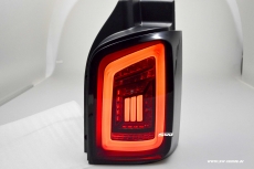 SW-Celis LED taillights for VW T5 Type 7H 7E 05-15 Black/smoke RED-Lightbar