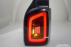 SW-Celis LED taillights for VW T5 Type 7H 7E 05-15 Black/smoke RED-Lightbar