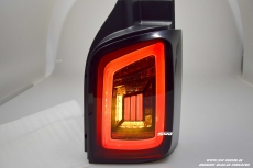 SW-Celis LED taillights for VW T5 Type 7H 7E 05-15 Black/smoke RED-Lightbar