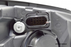 SWDRLtube Scheinwerfer VW Golf VII 12-16 LED Blinker / U-TFL R87 RED-Line black