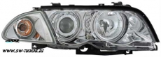 Angel Eye Scheinwerfer 3er BMW E46 Lim/Touring 98-01 High LED Standlichtringe chrom