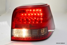 SW-Light LED Rckleuchten fr VW Golf IV 97-04 red smoke