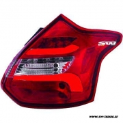 SW-Celi LED Rckleuchten fr Ford Focus Mk3 CB8 DYB 11-15 5Trer-Flieheck Lightbar red