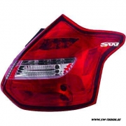 SW-Celi LED Rckleuchten fr Ford Focus Mk3 CB8 DYB 11-15 5Trer-Flieheck Lightbar red