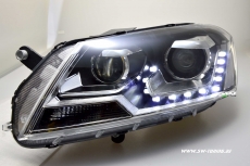 SW-Light Scheinwerfer fr VW Passat Typ 3C/36 B7 11-15 LED Standlicht Black