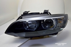 SW-Ltube Angel Eye Xenon headlights for BMW E92 E93 05-08 2 High U-LED positionslight black with AFS