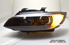 SW-Ltube Angel Eye Xenon headlights for BMW E92 E93 05-08 2 High U-LED positionslight black without AFS