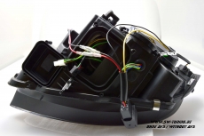 SW-Ltube Angel Eye Xenon headlights for BMW E92 E93 05-08 2 High U-LED positionslight black without AFS