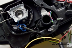 SW-Ltube Angel Eye Xenon headlights for BMW E92 E93 05-08 2 High U-LED positionslight black without AFS