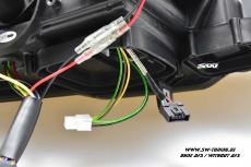 SW-Ltube Angel Eye Xenon headlights for BMW E92 E93 05-08 2 High U-LED positionslight black without AFS