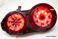 SW-Celi LED Rckleuchten fr Nissan GT-R R35 09-16 Black/smoke White-Lightbar