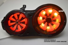 SW-Celi LED Rckleuchten fr Nissan GT-R R35 09-16 Black/smoke RED-Lightbar