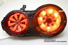 SW-Celi LED Rckleuchten fr Nissan GT-R R35 09-16 Black/smoke RED-Lightbar