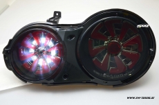 SW-Celi LED Rckleuchten fr Nissan GT-R R35 09-16 Black/smoke RED-Lightbar