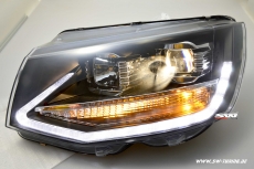 SW-DRLTube headlights VW T6 Type SG 16-20 LED Lighttube DRL R87 black