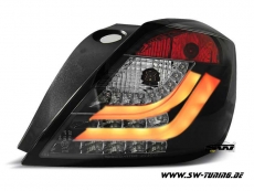 SW-Celi LED Rckleuchten fr Opel Astra H GTC 3Trer 05-10 black/clear Lightbar