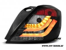 SW-Celi LED Rckleuchten fr Opel Astra H GTC 3Trer 05-10 black/clear Lightbar