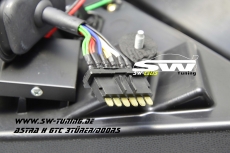 SW-Celi LED Rckleuchten fr Opel Astra H GTC 3Trer 05-10 black/clear Lightbar